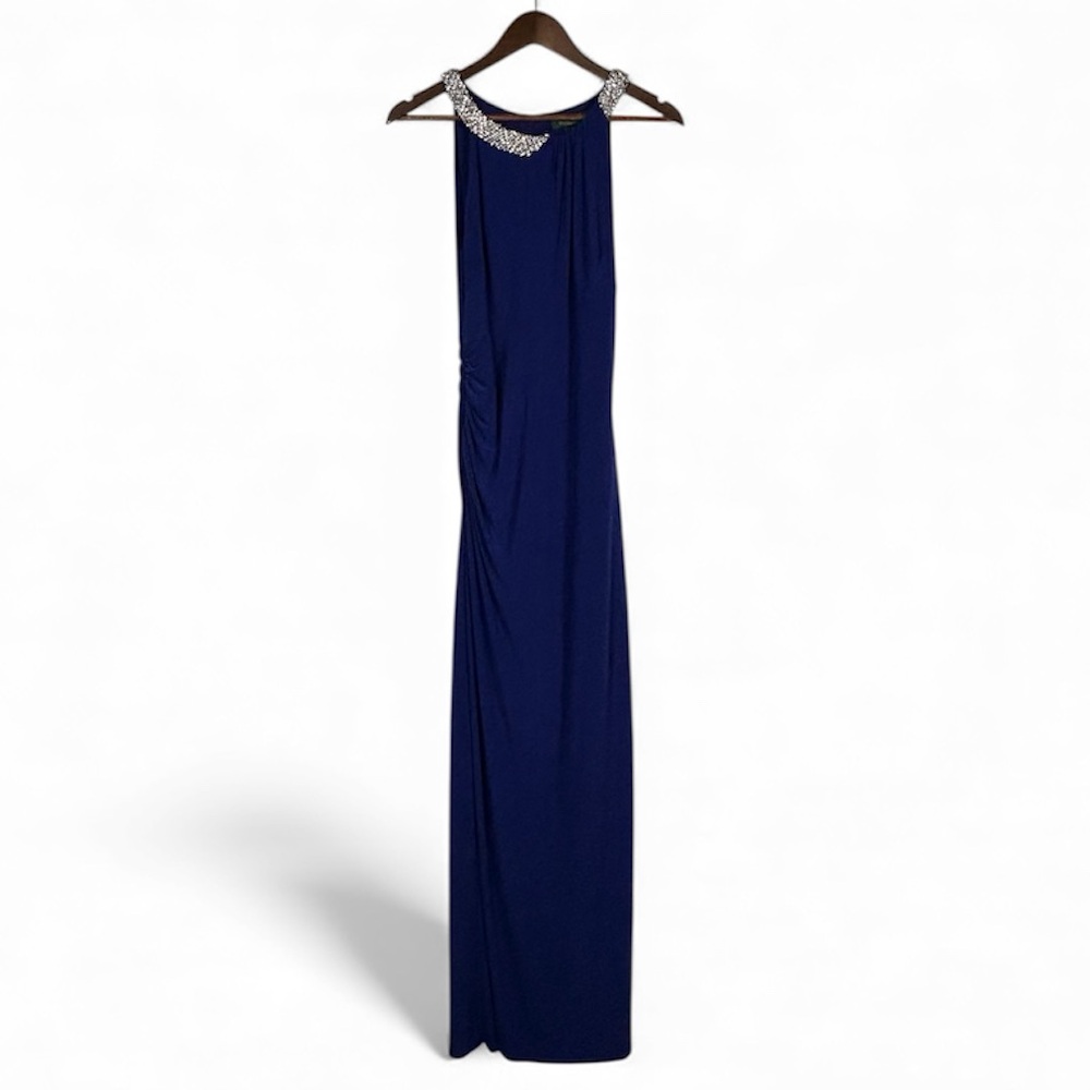 Lauren Ralph Lauren Midnight Blue Evening Gown